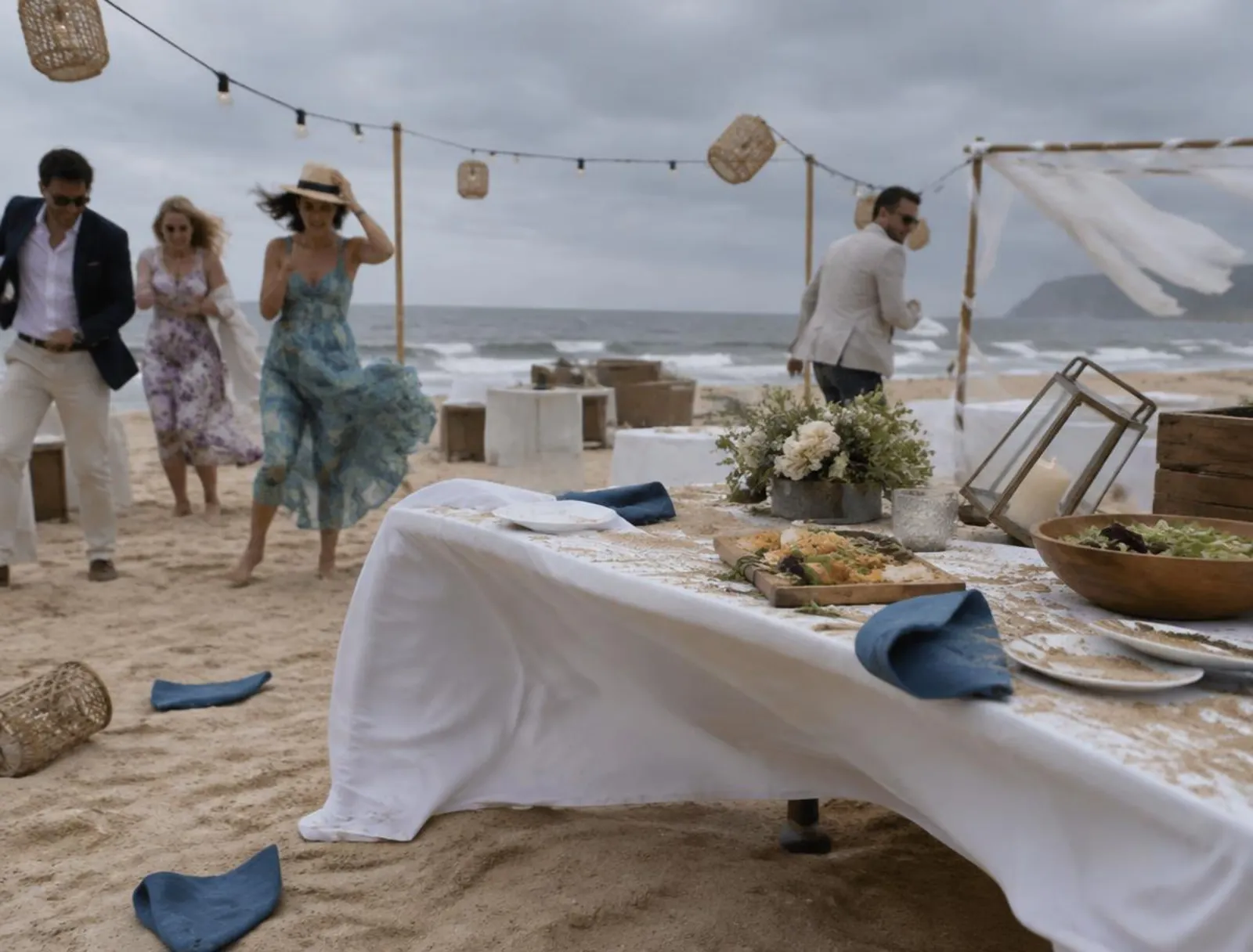 Wind, sand and weather — or an indoor space by the sea - Chef-prepared cuisine at Mandarin Events